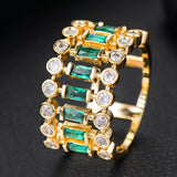 Eternity Tennis Stackable Rings Women Wedding Bridal