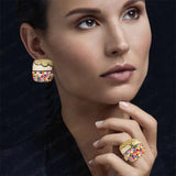 Clouds Life Tree CZ Stacks Rings Beach Jewelry