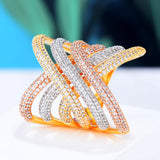 Bohemian Beach CZ Statement Ring for Women