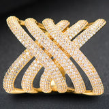 Bohemian Beach CZ Statement Ring for Women