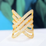 Bohemian Beach CZ Statement Ring for Women
