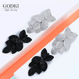 Spring Leaf Flower Collection Earring For Women Wedding Bridal