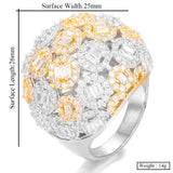 Cubic Zircon Engagement Bold Statement Rings for Women