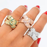 Zirconia Statement Rings for Women - Engagement Party Jewelry