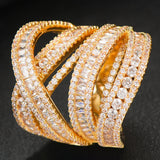 Baguette T Cut Zirconia Finger Rings Women's Wedding Jewelry