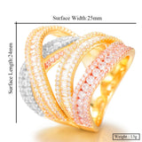 Baguette T Cut Zirconia Finger Rings Women's Wedding Jewelry
