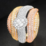 Zirconia Stone Statement Ring for Women