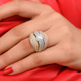 Zirconia Stone Statement Ring for Women
