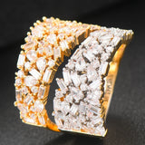 Zirconia Statement Ring Set - Women's Engagement Jewelry