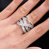 Bold Statement Rings with Zirconia Stones for Women