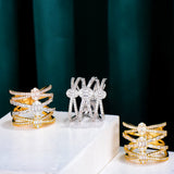 Stylish Zirconia Statement Rings for Women