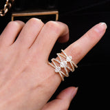 Stylish Zirconia Statement Rings for Women