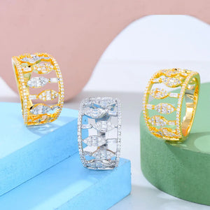 Bold Zirconia Stones Ring for Women