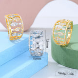 Bold Zirconia Stones Ring for Women