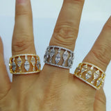 Bold Zirconia Stones Ring for Women
