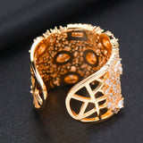 CZ Wedding Rings for Women Bridal Jewelry CZ Female Accessories