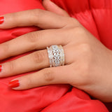 Bold Statement Rings for Women Cubic Zirconia CZ Accessories