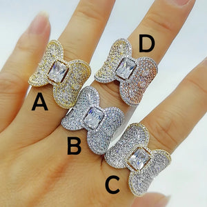 Princess Crown Zirconia Rings for Women
