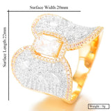 Princess Crown Zirconia Rings for Women