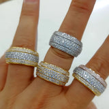 Spill Circle Statement Rings For Women Wedding Dubai Bridal Finger Rings