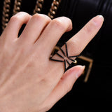 Spider Claws Rings with Zirconia Stones Women Engagement Party Jewelry