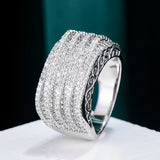 Statement Rings with Zirconia Stones for Women
