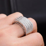 Statement Rings with Zirconia Stones for Women