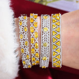 Saudi Arabia Bangle Ring Set Jewelry Sets For Women Wedding Engagement