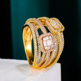 Big Round Statement Rings for Women Bohemian Beach Jewelry Gift