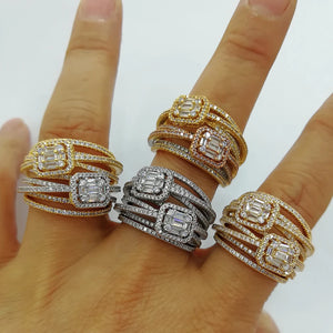 Big Round Statement Rings for Women Bohemian Beach Jewelry Gift