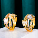 Big Round Statement Rings for Women Bohemian Beach Jewelry Gift
