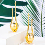 Disco Ball Hoop Earrings Wedding Party Bridal Jewelry