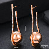 Disco Ball Hoop Earrings Wedding Party Bridal Jewelry