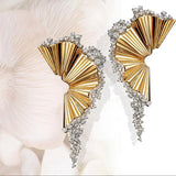Zircon Necklace Earring Set Dubai Bridal Jewelry