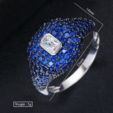 Spring Stackable Rings Women Wedding Engagement Dubai Bridal Statement Ring