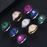 Spring Collection Stackable Rings For Women Wedding Cubic Zircon