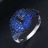 Spring Stackable Rings Women Wedding Engagement Dubai Bridal Statement Ring