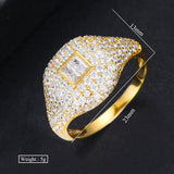 Spring Collection Stackable Rings Women Dubai Bridal Statement Ring