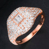 Spring Collection Stackable Rings Women Dubai Bridal Statement Ring