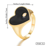 Heart Ring Flower Wheel CZ Cubic Zircon CZ Ring for Women