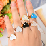 Heart Ring Flower Wheel CZ Cubic Zircon CZ Ring for Women