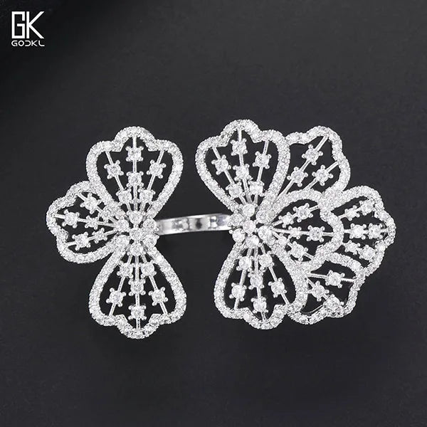 CZ Engagement Finger Rings For Women Wedding Bridal Ring