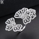 CZ Engagement Finger Rings For Women Wedding Bridal Ring