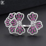 CZ Engagement Finger Rings For Women Wedding Bridal Ring