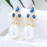 Pearl Indian Kundan Earring For Women Wedding Party African Dubai Bridal Jewelry