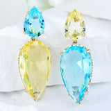 Bohemian Geometric Water Drop Earrings for Women