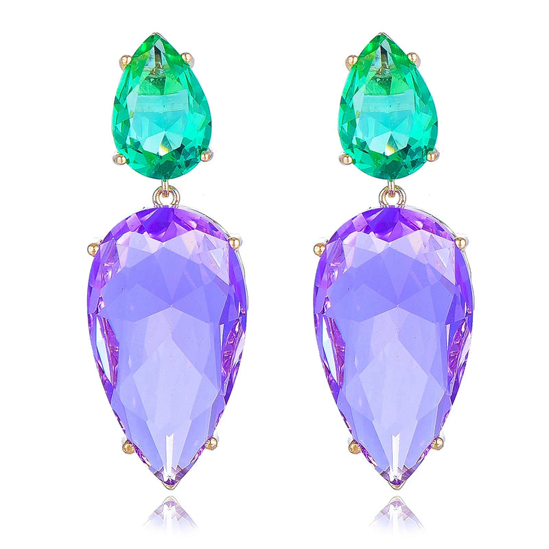Bohemian Geometric Water Drop Earrings for Women