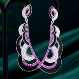 Feather Long Earrings Bohemian Beach Jewelry Dubai Gift Brincos Female