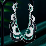 Feather Long Earrings Bohemian Beach Jewelry Dubai Gift Brincos Female