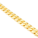 13mm Cut Cuban Stainless Steel Link Chian Bracelet Gold-Color Men Women Jewelry